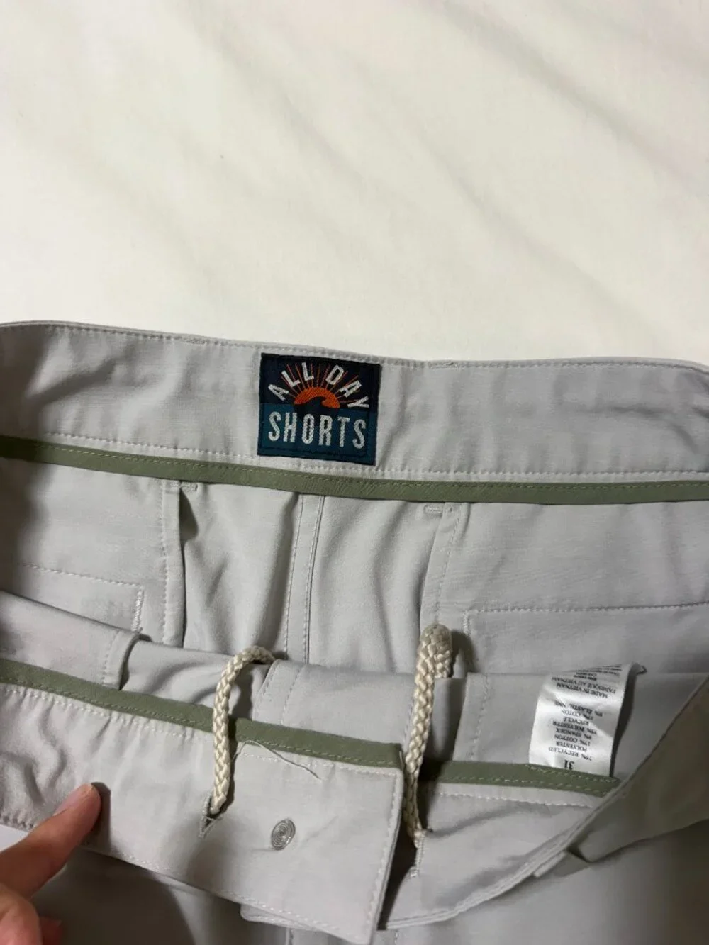 Faherty All Day Short 7” Ice Grey Men’s 31